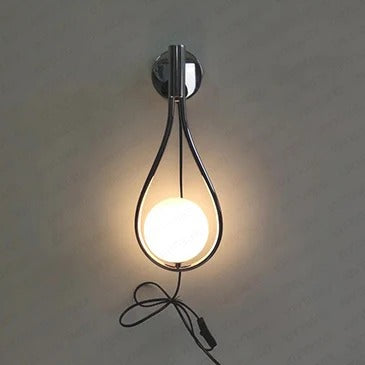 LumiDecor - Minimalist Glass Ball Wall Light for Bedside Decor