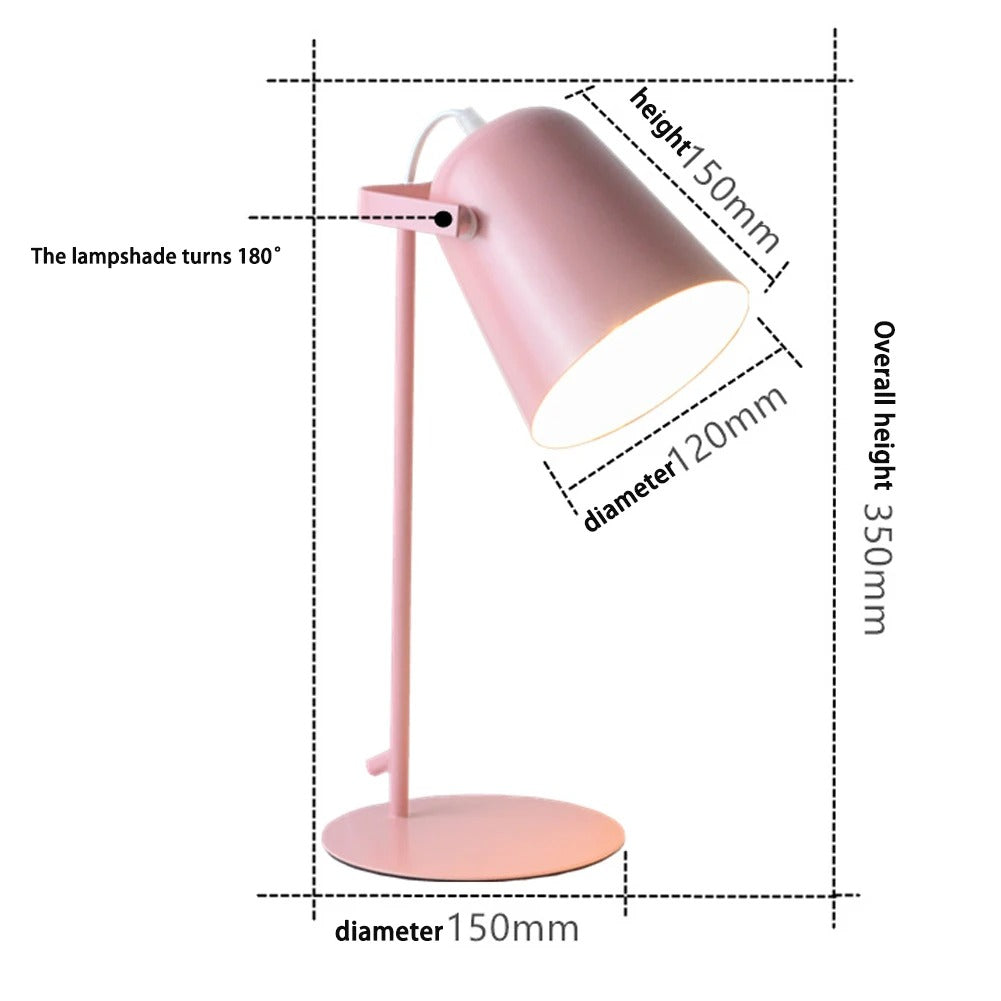 LumiModern - Nordic Macaron Table Lamp for Aesthetic & Cozy Lighting