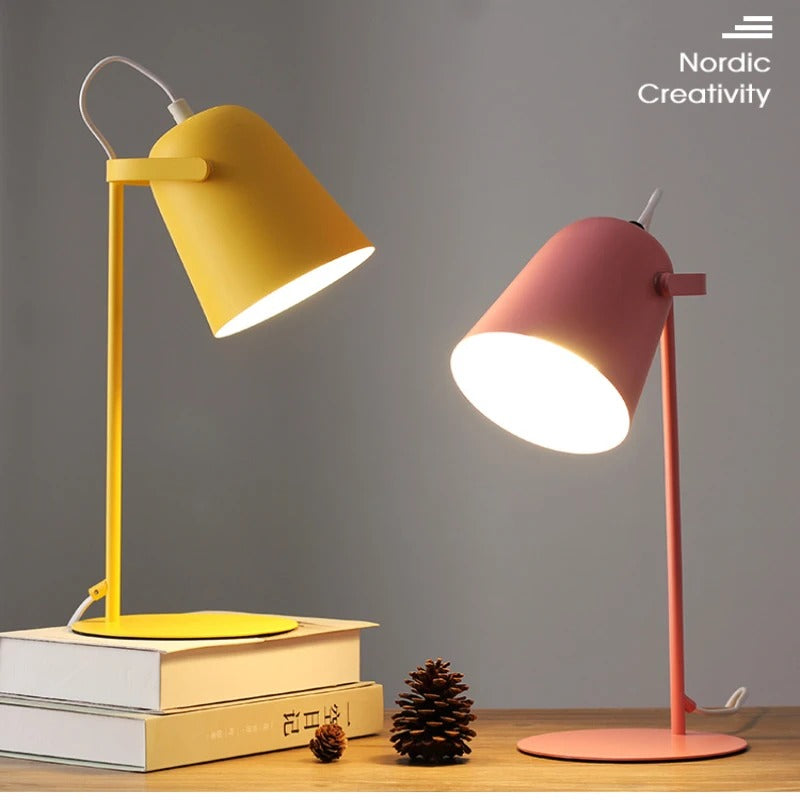 LumiModern - Nordic Macaron Table Lamp for Aesthetic & Cozy Lighting