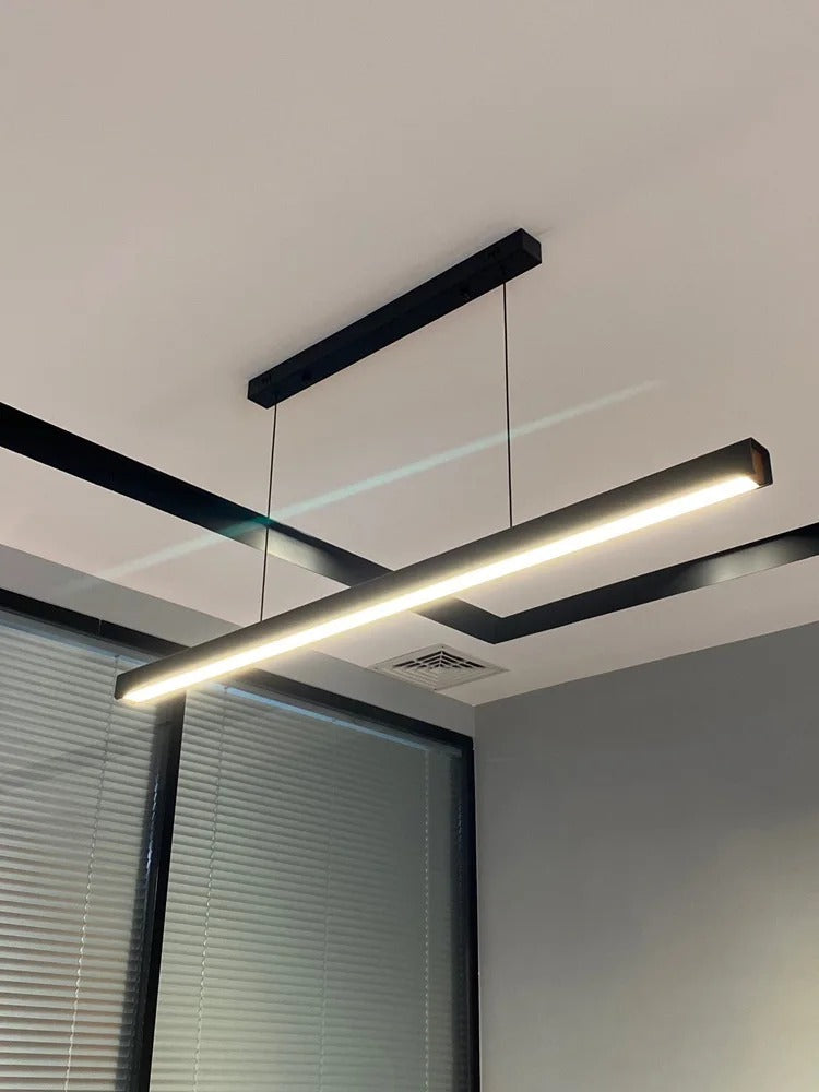 LumiStyle - Modern LED Long Strip Chandelier Lamp