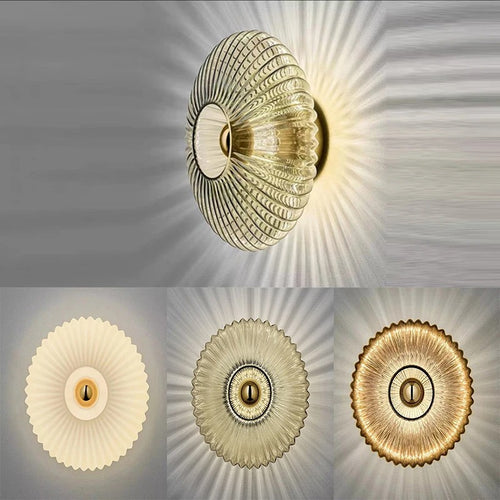 Lumiere - Elegant Glass Wall Sconce for Modern Interiors