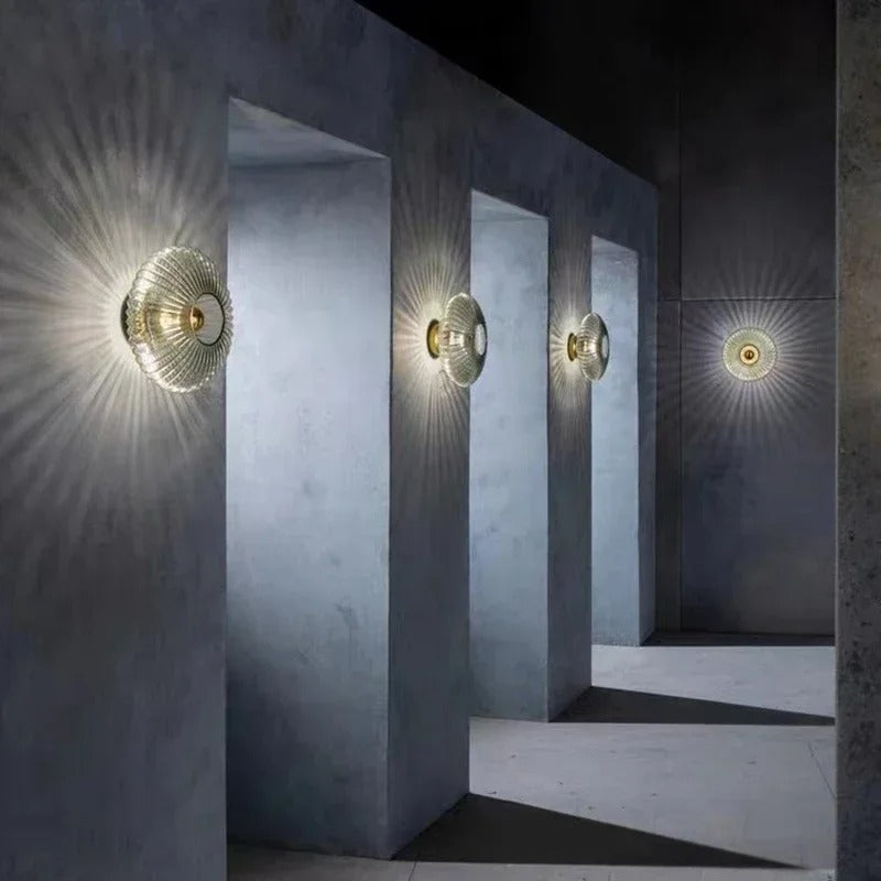Lumiere - Elegant Glass Wall Sconce for Modern Interiors