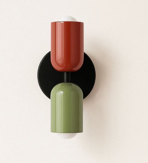 Luminos Decor Nordic Colorful Wall Lamp - Modern LED Sconce Lighting