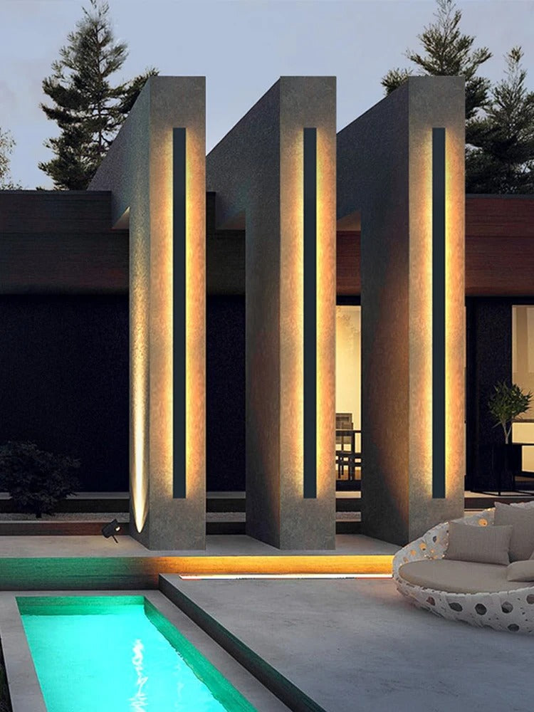 Luminova - Modern Outdoor LED Wall Lamp | Waterproof & Durable