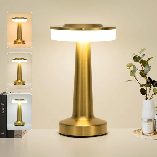 Luminova - Wireless LED Table Lamp with Touch Sensor, Dimmable & Rechargeable