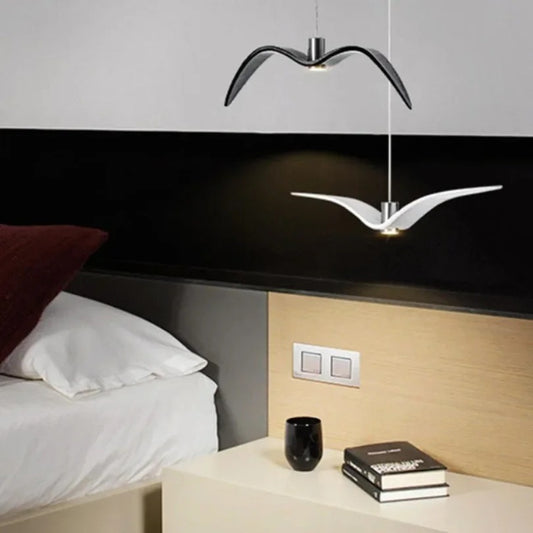 LuxeLife - Nordic Modern Seagull LED Pendant Light