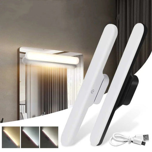 MagnifiGlow Magnetic LED Makeup Mirror Light with Eye Protection