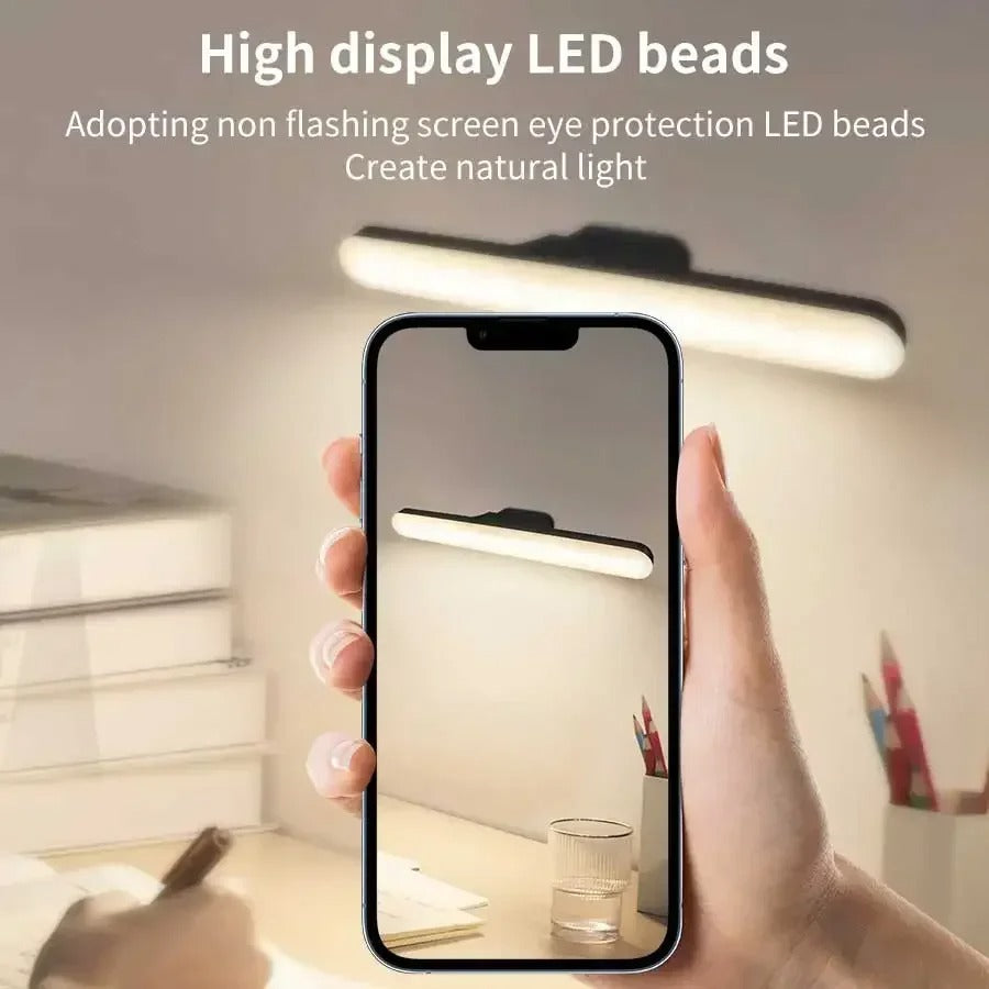 MagnifiGlow Magnetic LED Makeup Mirror Light with Eye Protection