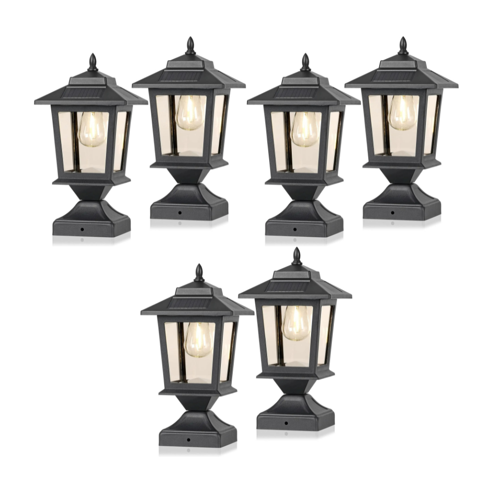 BrightGuard - Solar Lights for 4x4 Posts – Waterproof Outdoor Lamps