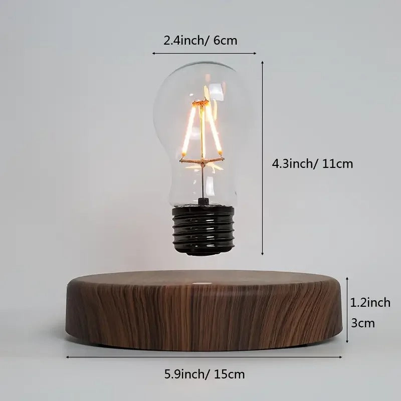 Modern Floating Lamp, 360 Rotation Magnetic Light Bulb for Office, Bedroom, Living Room