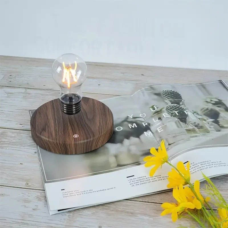 Modern Floating Lamp, 360 Rotation Magnetic Light Bulb for Office, Bedroom, Living Room