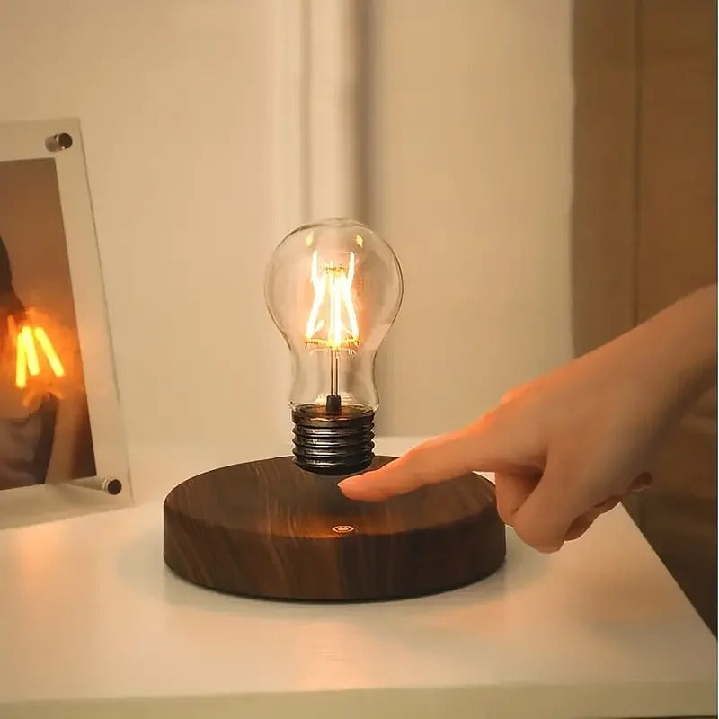 Modern Floating Lamp, 360 Rotation Magnetic Light Bulb for Office, Bedroom, Living Room