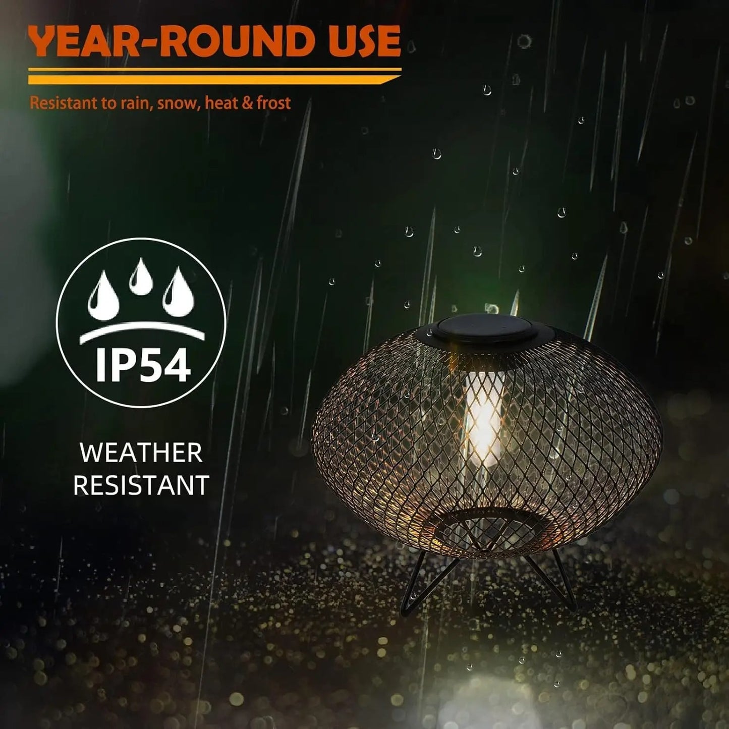 Modern Outdoor Solar Table Lamps - Portable LED Mesh Design for Garden & Patio