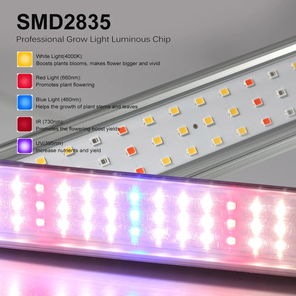 Multi-Bar LED Plant Grow Light Full Spectrum Hydroponic Indoor Grow Lamp Kit For Plants Seedling Veg Flower
