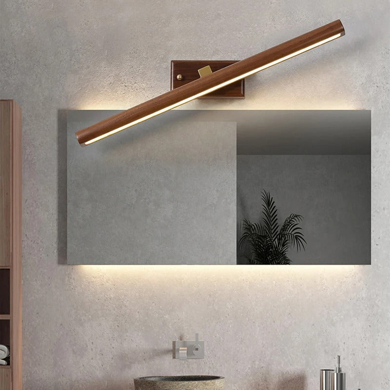 Nordic Home - Rotatable Wood LED Wall Lamp for Mirror Lighting