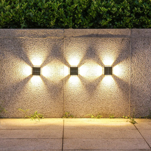 NovaBeam - 16 LEDs Solar Wall Lights Outdoor Waterproof