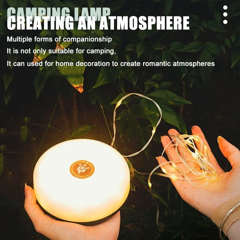 NovaLux - RGB Solar Camping String Lights with Hook