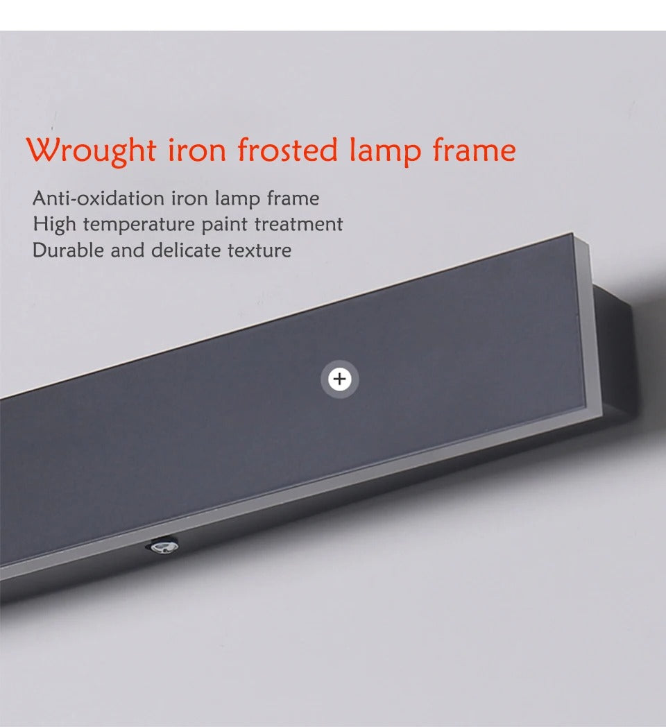 Outdoor Illumination - Aluminum LED Long Linear Wall Lamp - Waterproof