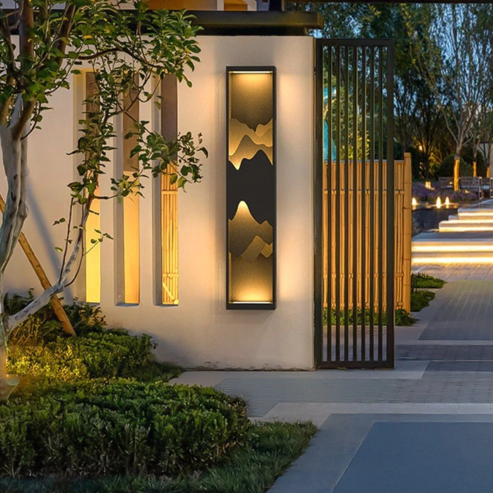 Outdoor Modern LED Wall Light, Waterproof & UpDown Lighting