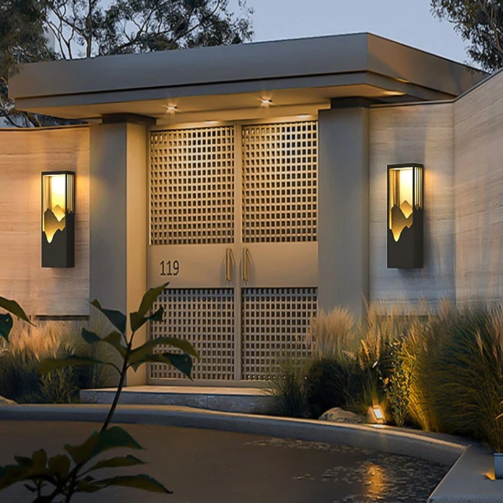 Outdoor Modern LED Wall Light, Waterproof & UpDown Lighting