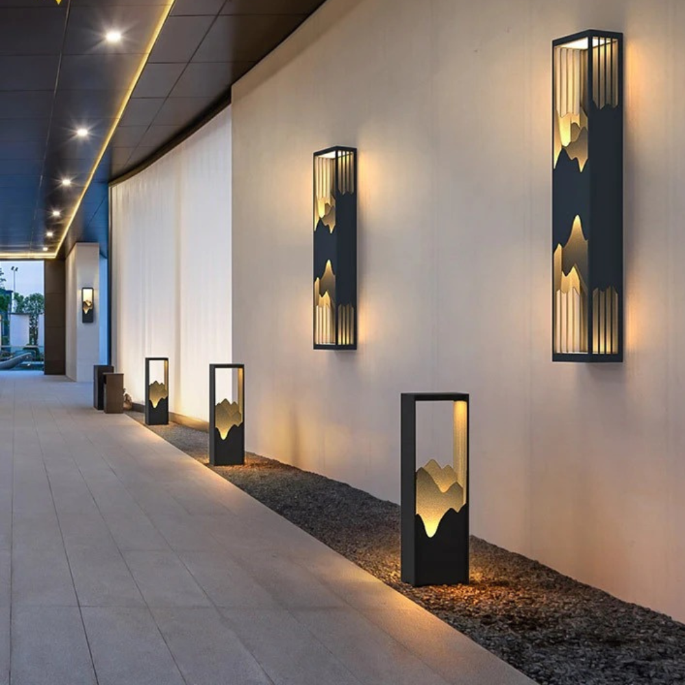 Outdoor Modern LED Wall Light, Waterproof & UpDown Lighting