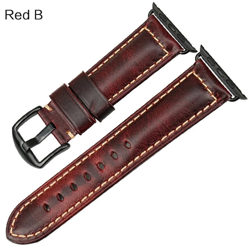 Everlast Lux - Vintage Leather Bracelet Strap for Apple Watch