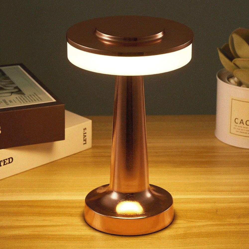 Luminova - Wireless LED Table Lamp with Touch Sensor, Dimmable & Rechargeable
