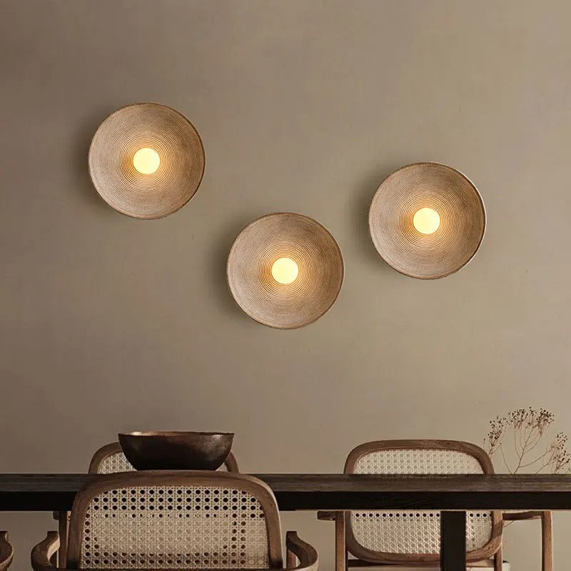 Saga Decor - Nordic Wabi-Sabi LED Wall Lamp - Minimalist Designer Style