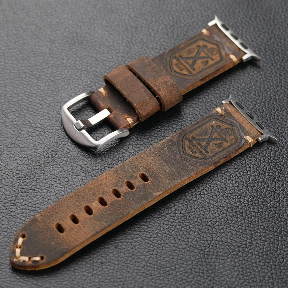 Belluno - Handmade Italian Leather Strap for Apple Watch Ultra & Series