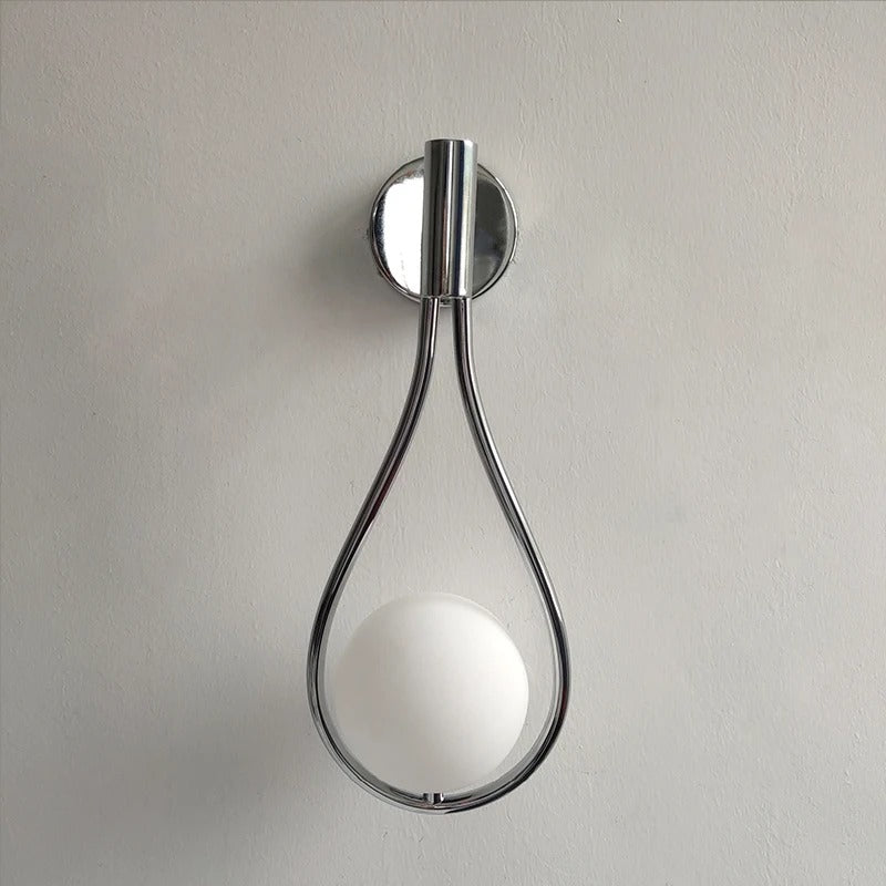LumiDecor - Minimalist Glass Ball Wall Light for Bedside Decor