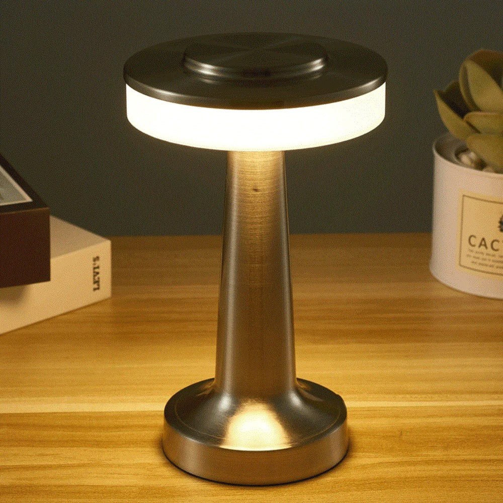 Luminova - Wireless LED Table Lamp with Touch Sensor, Dimmable & Rechargeable