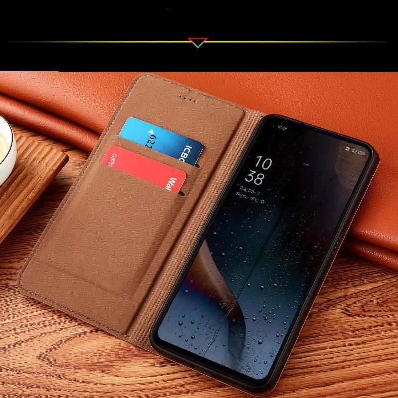Sleek & Secure - Premium Leather iPhone Wallet Case for iPhone