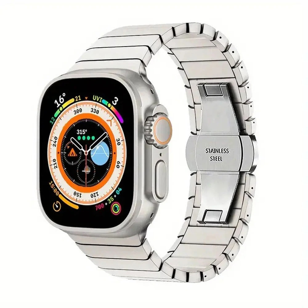 ApexSteel - Titanium Steel Strap for Apple Watch Series 3-11, Ultra, & SE