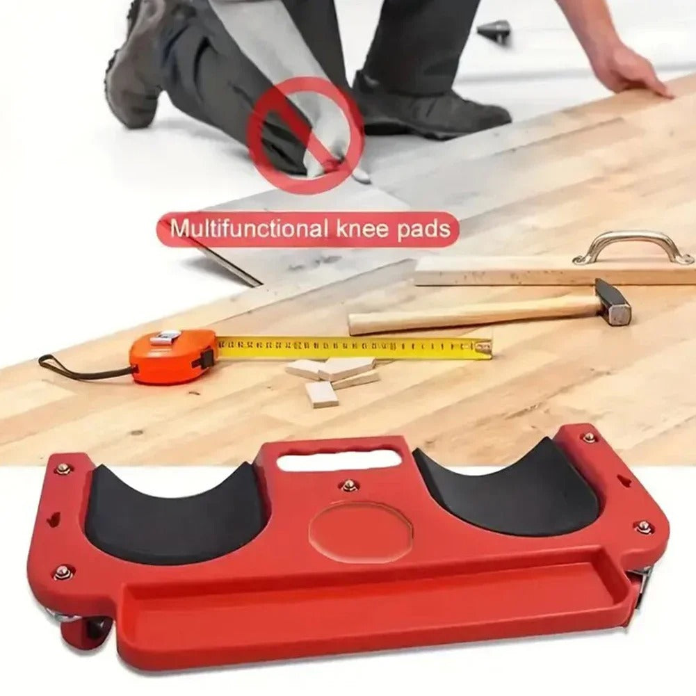 SureFoot Rolling Knee Pad Cart with Swivel Wheels & Collapsible Frame