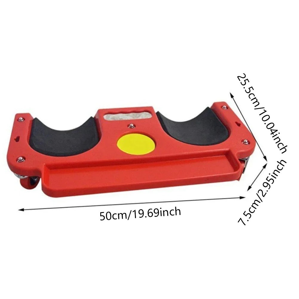 SureFoot Rolling Knee Pad Cart with Swivel Wheels & Collapsible Frame