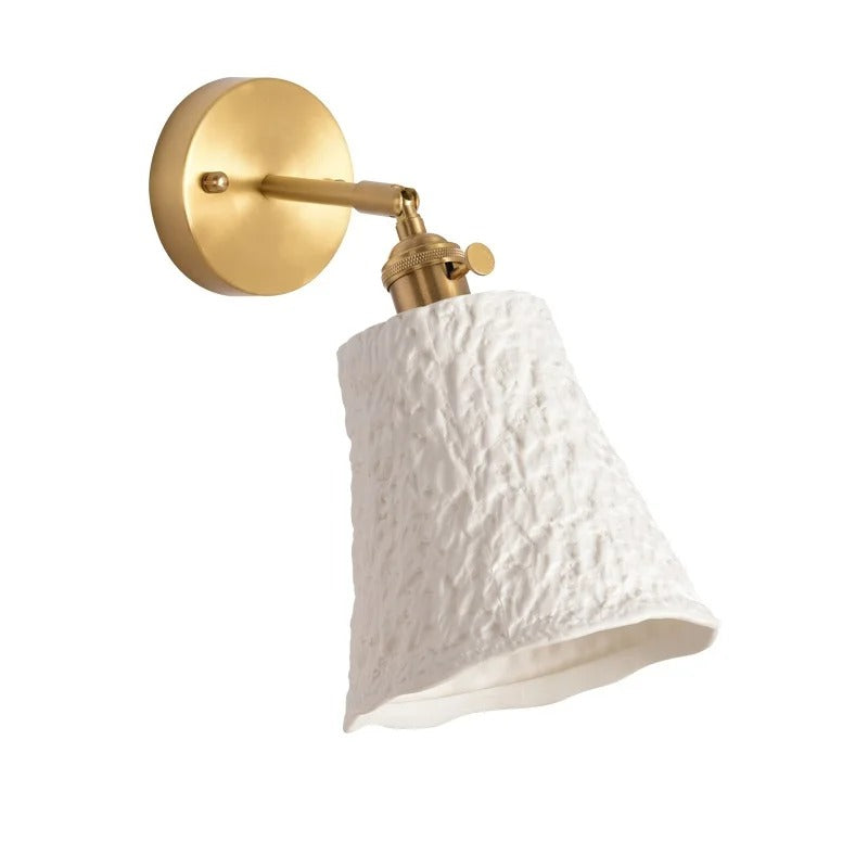 ModernLume Ceramic LED Wall Lamp with Pull Chain
