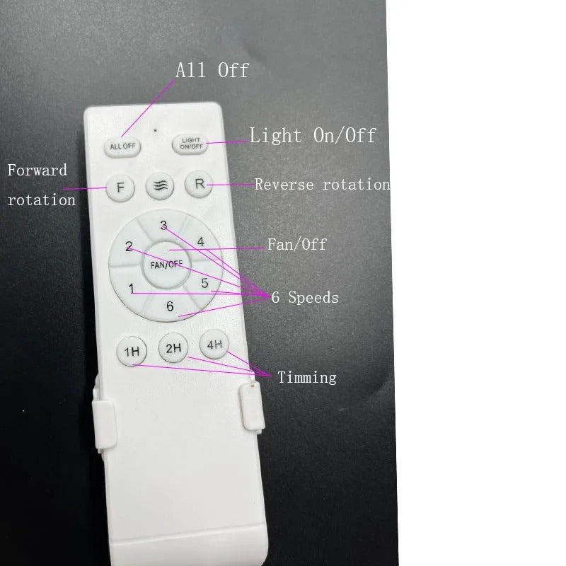 VeloAir - 42/52 Inch Ceiling Fan with LED Lights & Remote