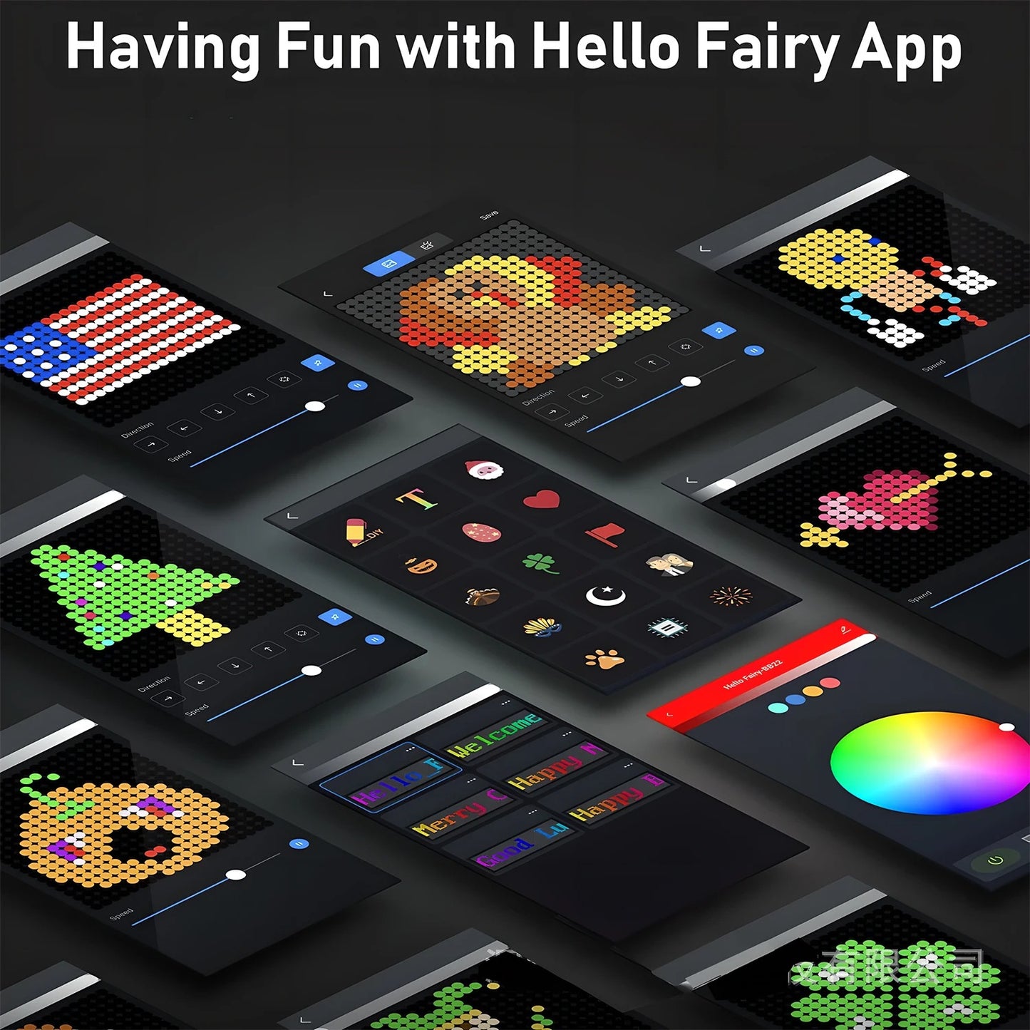 VibeCurtain - Smart RGB Curtain Fairy Lights with Music Sync