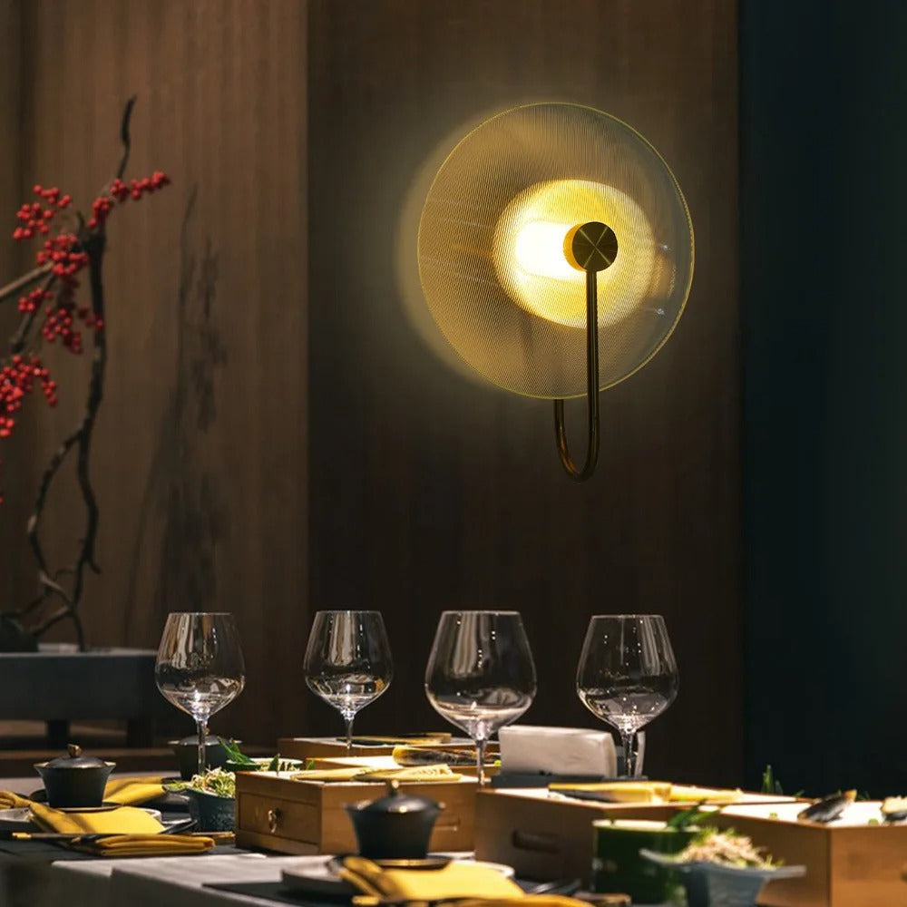 Vista Lighting - Vintage Wall Sconce with Frosted Glass Shade