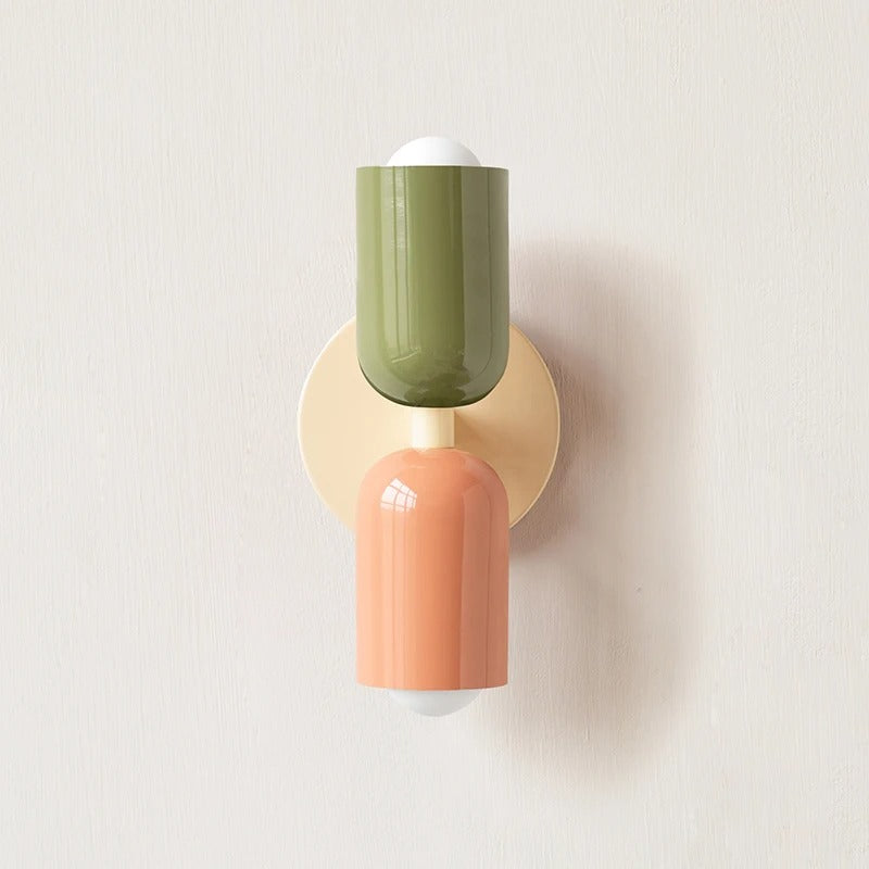 Luminos Decor Nordic Colorful Wall Lamp - Modern LED Sconce Lighting