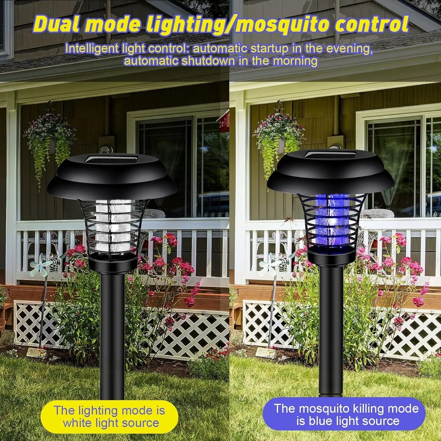 ZappLight - Solar Mosquito Killer & Insect Zapper Trap