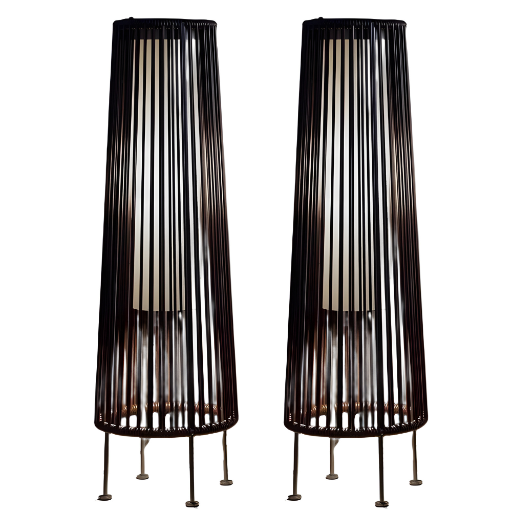 Modern Outdoor Solar Floor Lamp - Waterproof LED Design