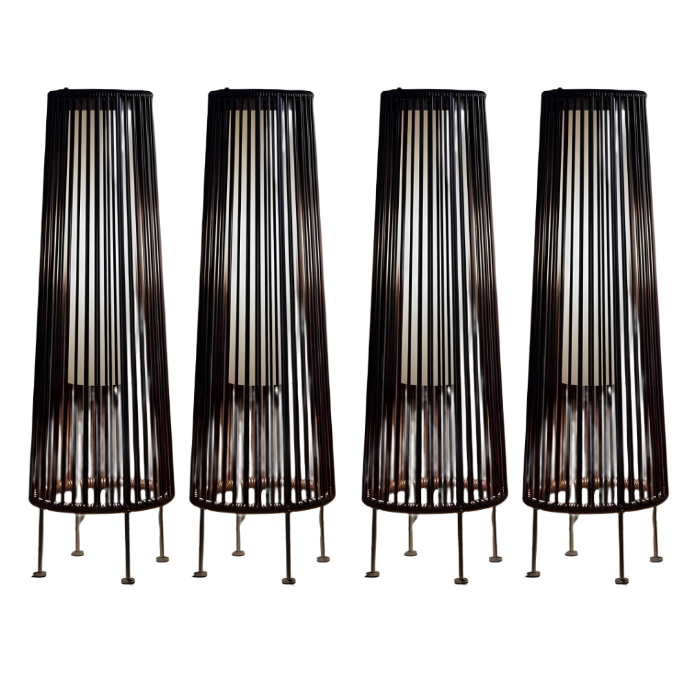 Modern Outdoor Solar Floor Lamp - Waterproof LED Design