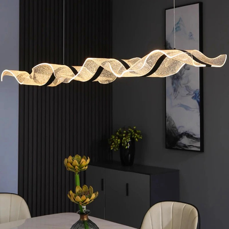 SleekLux Contemporary LED Pendant Lighting for Dining Room & Home Decor