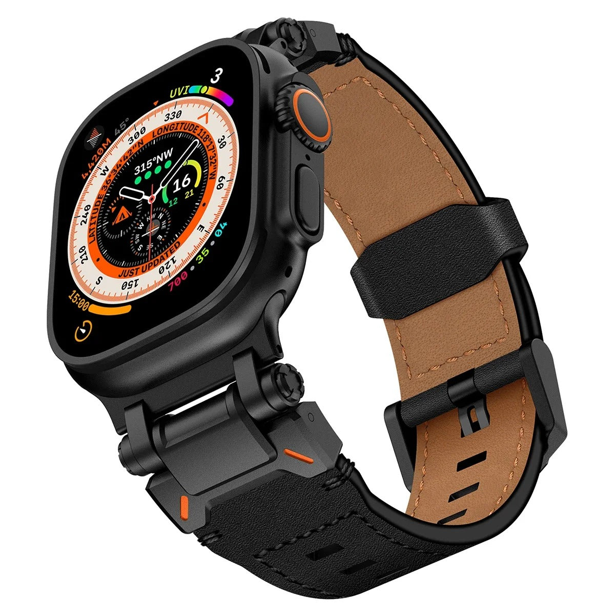 UrbanBand - Luxury Leather Strap for Apple Watch Ultra & Series 4–9
