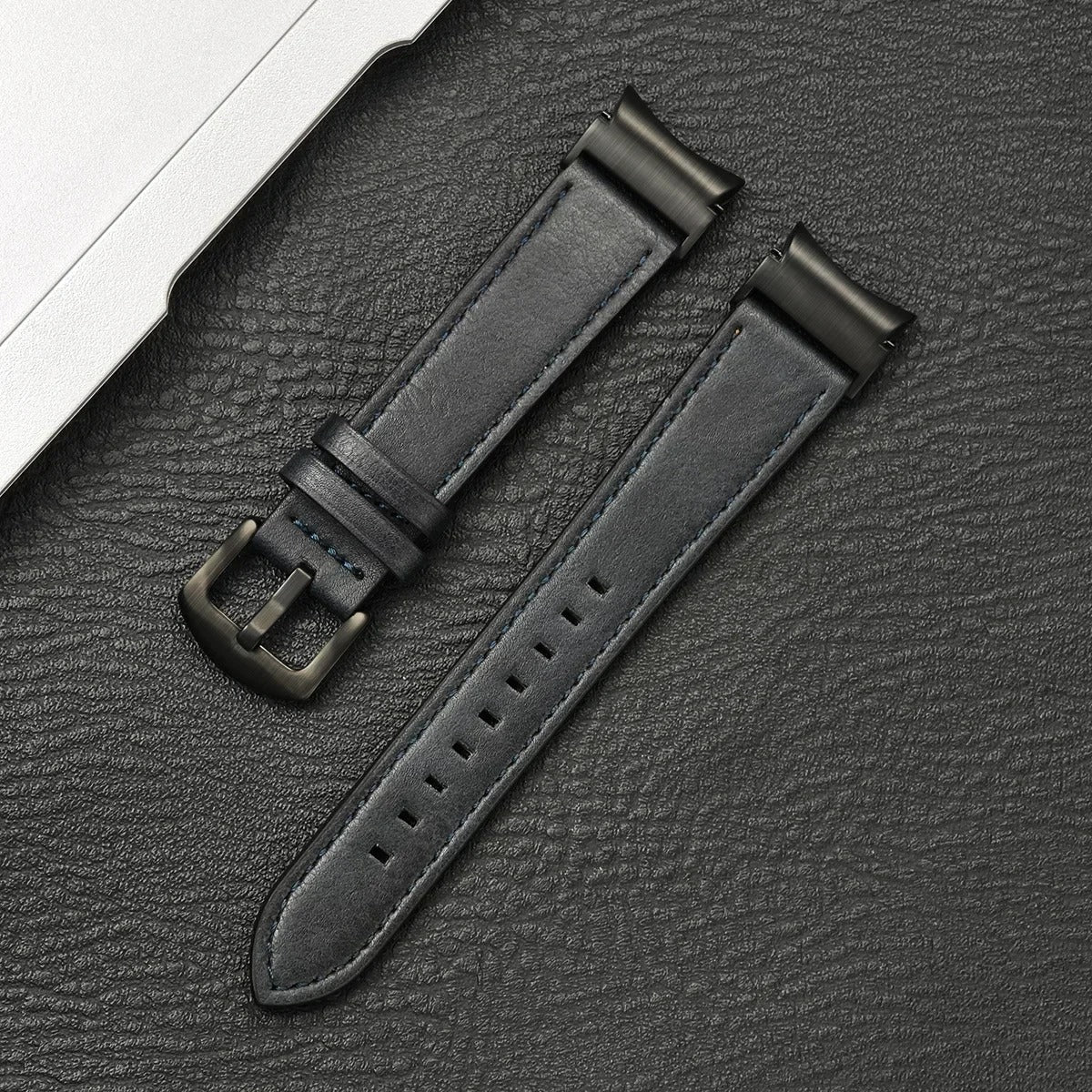 Luxband - No-Gap Leather Strap for Samsung Galaxy Watch 4–7 & 5 Pro
