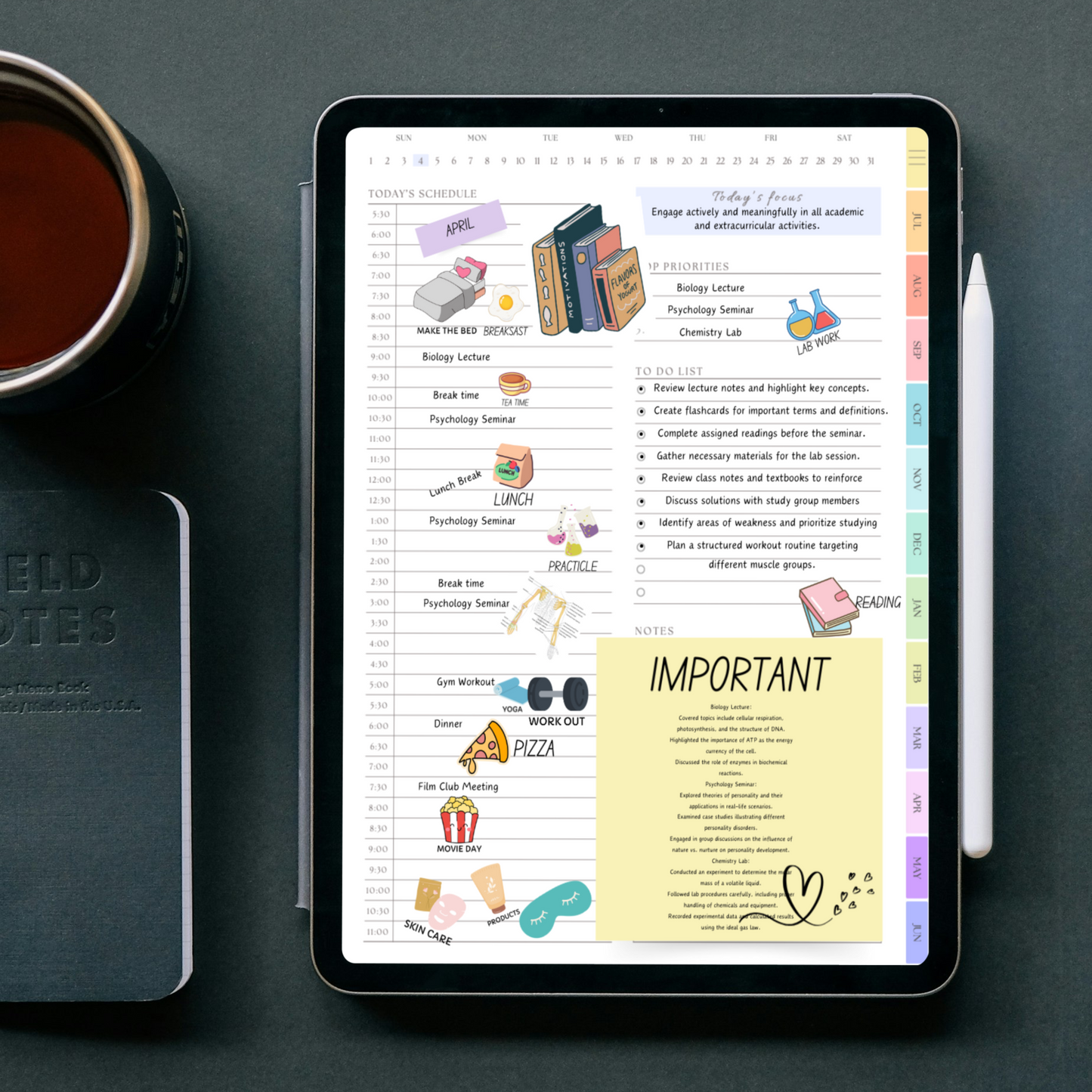 Premium Digital Student Planner