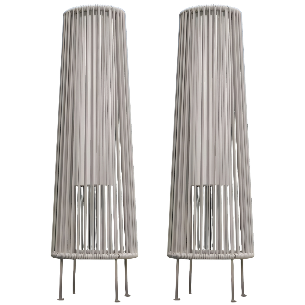 Modern Outdoor Solar Floor Lamp - Waterproof LED Design