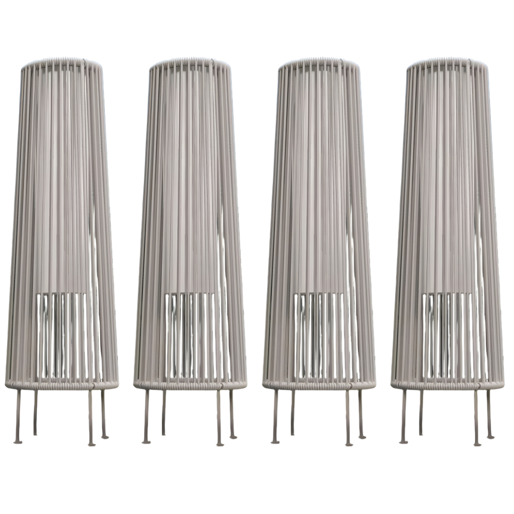 Modern Outdoor Solar Floor Lamp - Waterproof LED Design