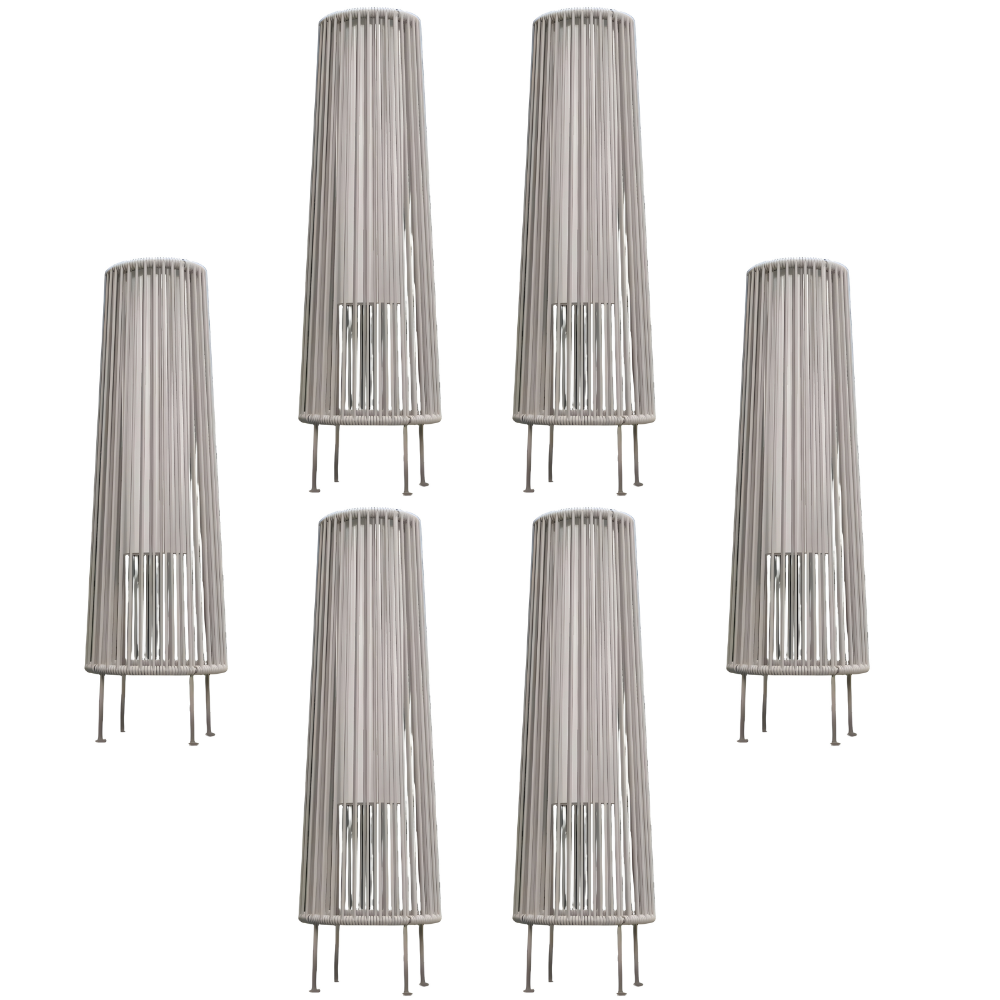 Modern Outdoor Solar Floor Lamp - Waterproof LED Design